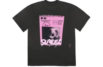 Travis Scott Cactus Jack For Fragment Pink Sunrise T-shirt