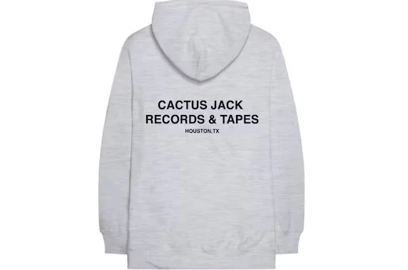 Travis Scott Cactus Jack Records Tapes Hoodie Gray