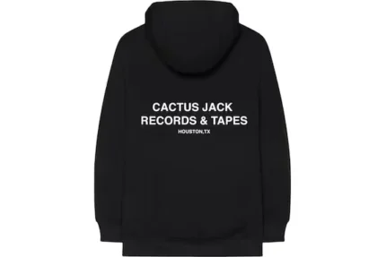 Travis Scott Cactus Jack Records Tapes Black Hoodie