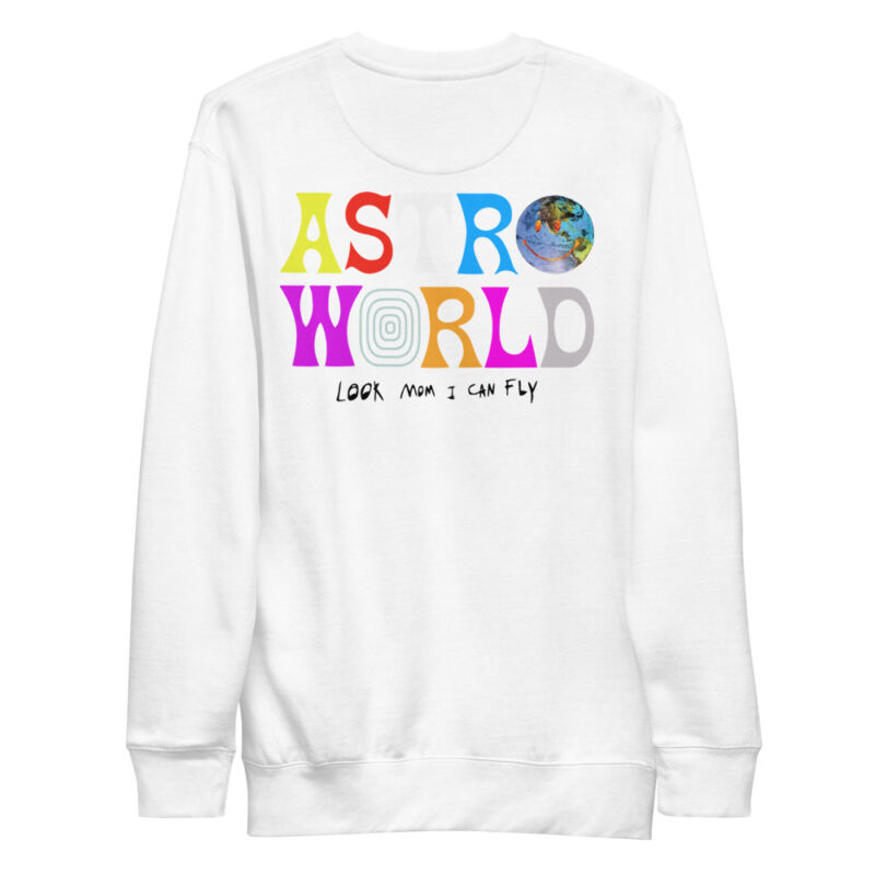 Look Mom I Can Fly Astroworld Unisex Fleece Pullover