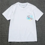 Cactus Jack Harajuku T-Shirts WISH YOU WERE HERE Letter Print Tee