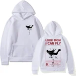 Cactus Jack Hoodies Rocky LOOK MOM I CAN FLY Graphic Men's