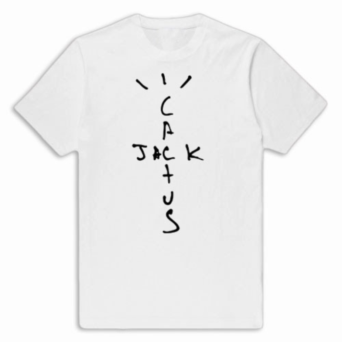 Cactus Jack Letters White T-Shirt