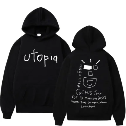 Cactus Jack Utopia Album Print Hoodie