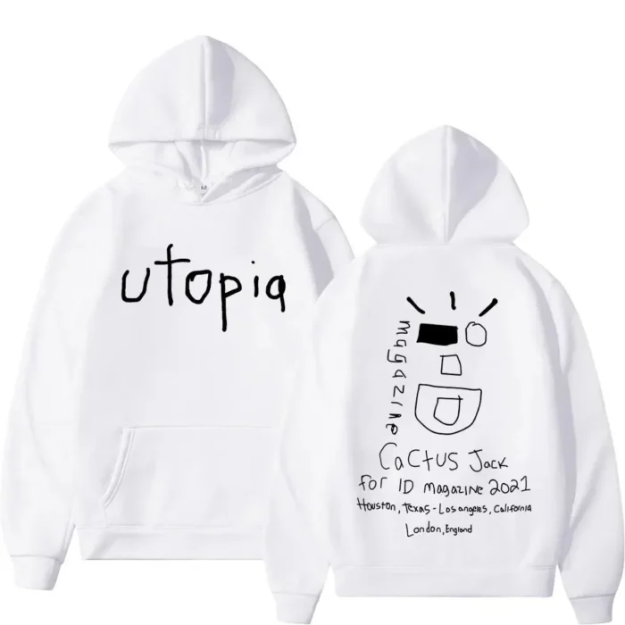 Cactus Jack Utopia Album Print Hoodie