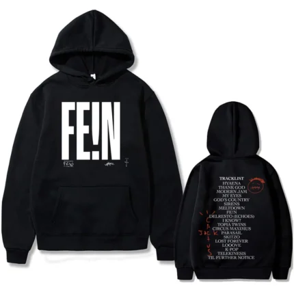 Fein Playboi Carti and Cactus Jack Utopia Print Hoodie